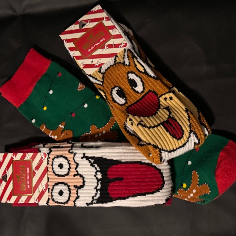 3 Pair Festive Holiday Socks